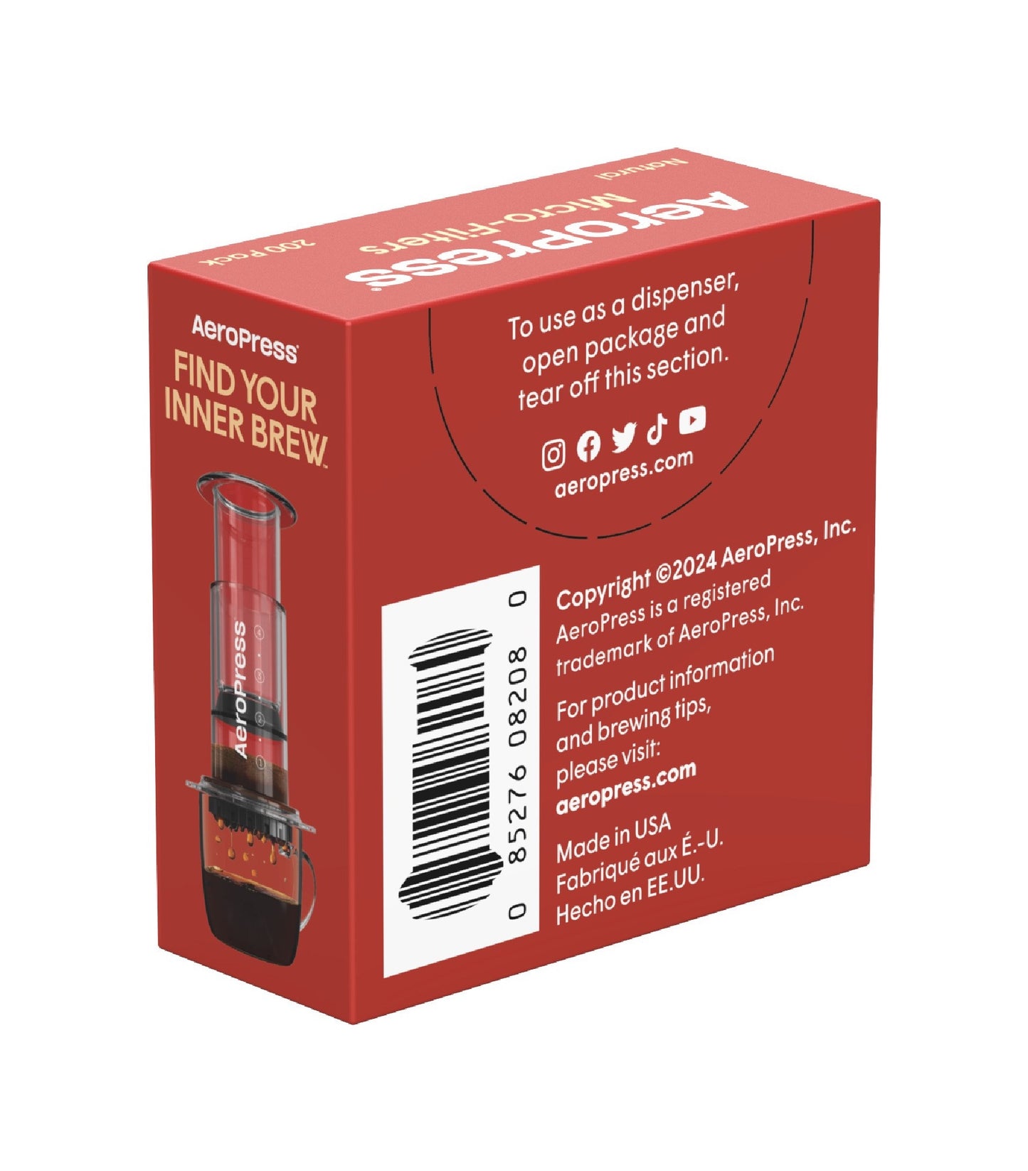 AeroPress Natural Microfilters (200-Pack)